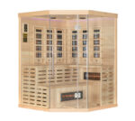 BOSE NORJO 4 Person Far Infrared Indoor Corner Sauna. 40033