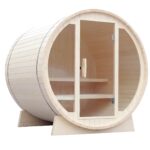 BOSE KERAVA 4-6 Person Traditional Outdoor Barrel Sauna. 40047