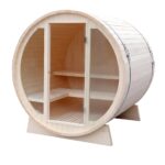BOSE KERAVA 4-6 Person Traditional Outdoor Barrel Sauna. 40047 - Image 4