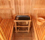 BOSE HEIKKILA 6 Person Traditional Outdoor Barrel Sauna. 40050 - Image 2