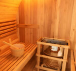 BOSE HEIKKILA 6 Person Traditional Outdoor Barrel Sauna. 40050 - Image 8