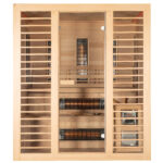 BOSE NORDE 6 Person Dual Traditional+Infrared Indoor Sauna. 40052