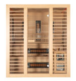 BOSE NORDE 6 Person Dual Traditional+Infrared Indoor Sauna. 40052