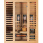 BOSE NORDE 3 Person Dual Traditional+Full-Spectrum Infrared Indoor Sauna. 40053