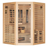 BOSE NORDE 4 Person Dual Traditional+Full Spectrum infrared Indoor Sauna. 40054