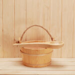 BOSE ARPELE Sauna Water Bucket + Spoon Set. 40058