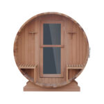 BOSE HELSINKI 6 Person Traditional Outdoor Barrel Sauna. 40097 - Image 5