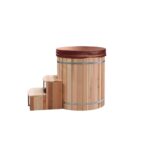 BOSE SORSJON 4 Person Traditional Outdoor Barrel Sauna + Ice Tub Package. 40086 - Image 2