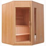 BOSE KOUVOLA 4 Person Traditional Indoor Corner Sauna. 40092