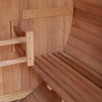 BOSE HELSINKI 6 Person Traditional Outdoor Barrel Sauna. 40097 - Image 3